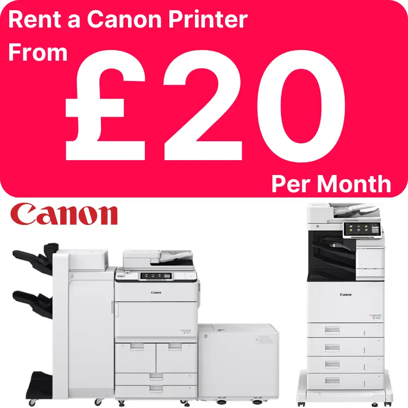 Rent a Canon Printer from £20 - Canon Printer Rental